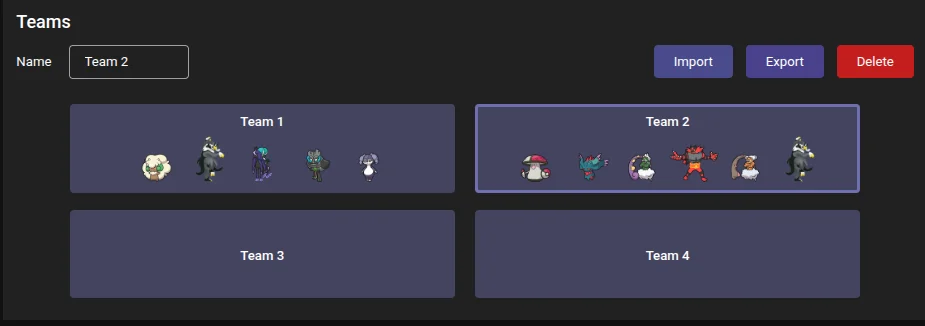 Full Team Export