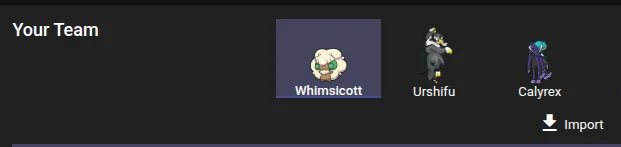 Single Pokemon Import